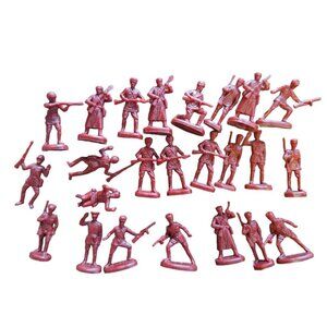 Tank Game Replacement Men Soldiers Red‎ Pieces Parts 1975 War Strategy Small